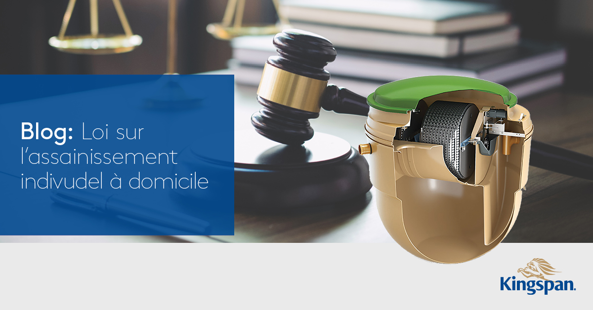 Loi d’une micro-station des eaux usées à domicile