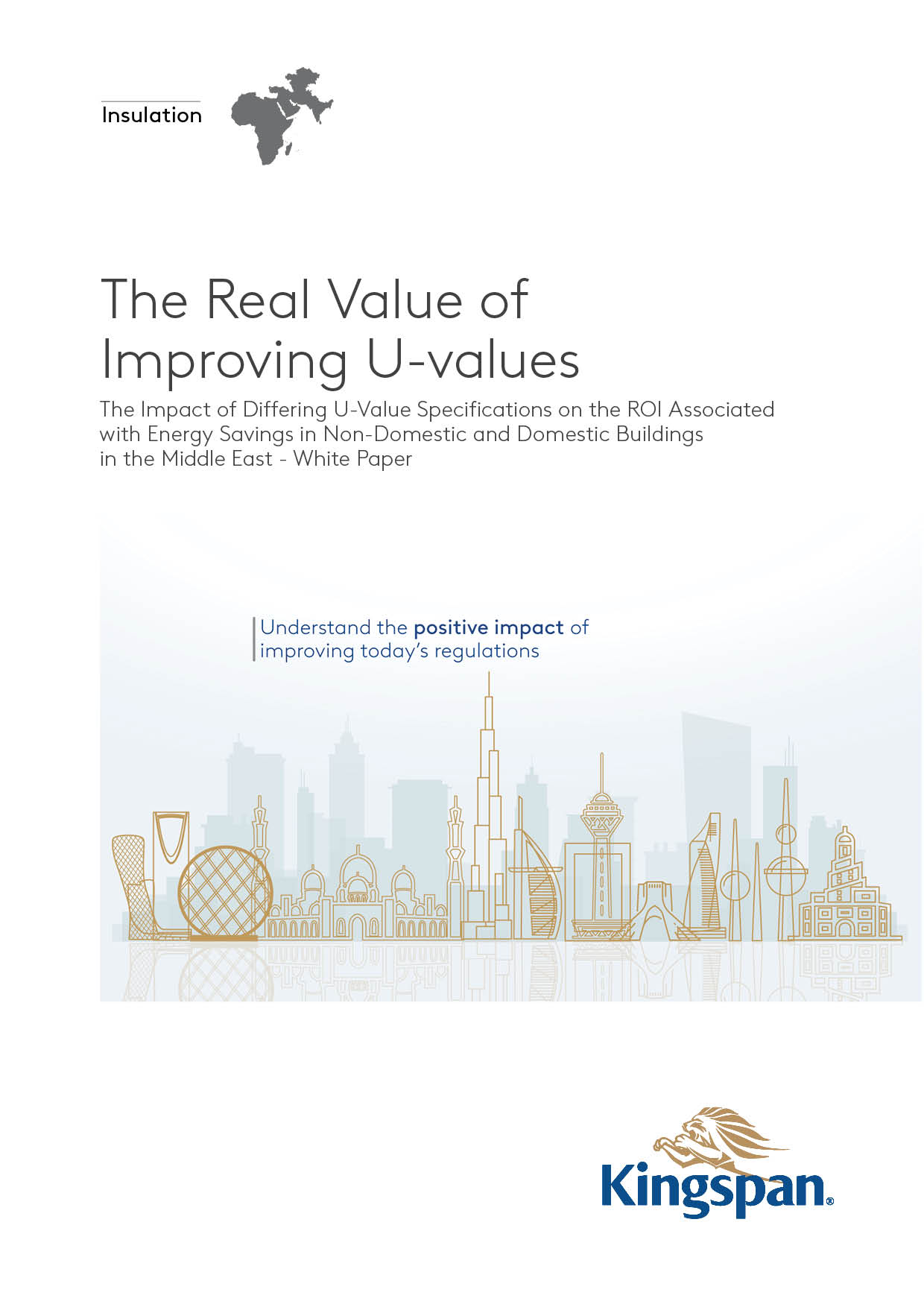 Improving Uvalues White Paper Insulation Kingspan MEA & India