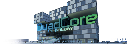 QuadCore Building ground_CEER , QuadCore Wandelemente, quad core, quad core Wandpaneele, quadcore Dachpaneele