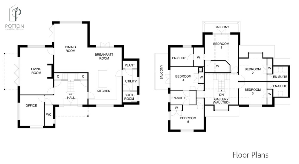 Lennox Self Build Floor Plans And House Drawings Potton