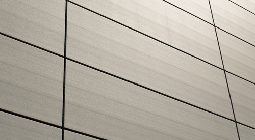 Rainscreen facade, Suspended ventilated facade, Benchmark Kingspan, Benchmark Karrier (Tile)