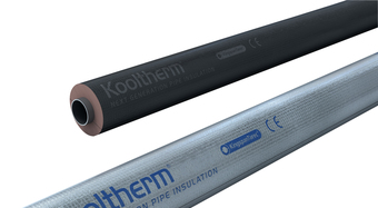 Kooltherm black and silver  pipes