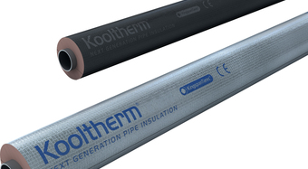 Kooltherm black and silver  pipes